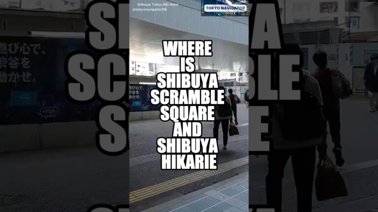 WHERE IS SHIBUYA SCRAMBLE SQUARE AND SHIBUYA HIKARIE