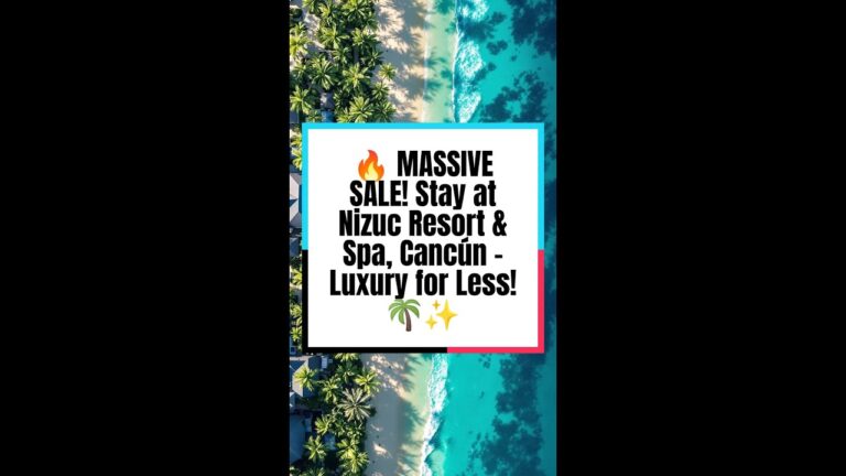 MASSIVE SALE! Stay at Nizuc Resort & Spa, Cancún – Luxury for Less! | Best Luxury Resort in Cancún