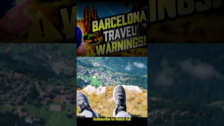 Barcelona Travel Warnings #facts #travelpediaguide #travelguide #travel #hiddengems #travelvlog
