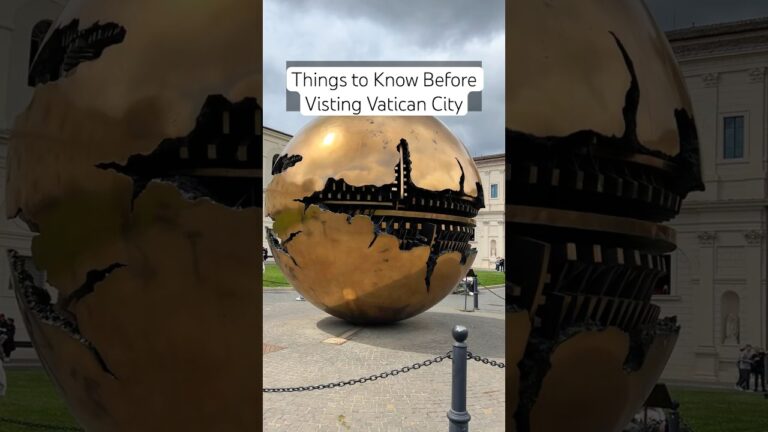Things to Know Before Planning a Trip to Vatican City | Travel Guide