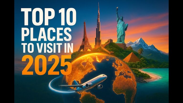 Top 10 Places To Visit In The World In 2025