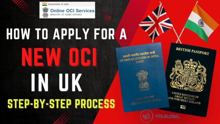 How to apply for an OCI in UK | Step-By-Step Process explained